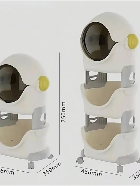 Стеллаж Kids Cosmo (3 levels) grey UNIX Kids , арт.  | Фото 14