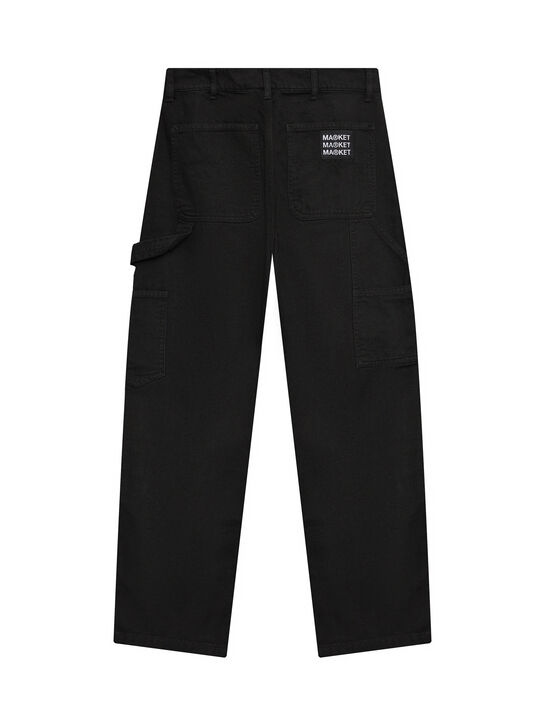 Джинсы с патчами, черные Market , арт.  | Фото 2