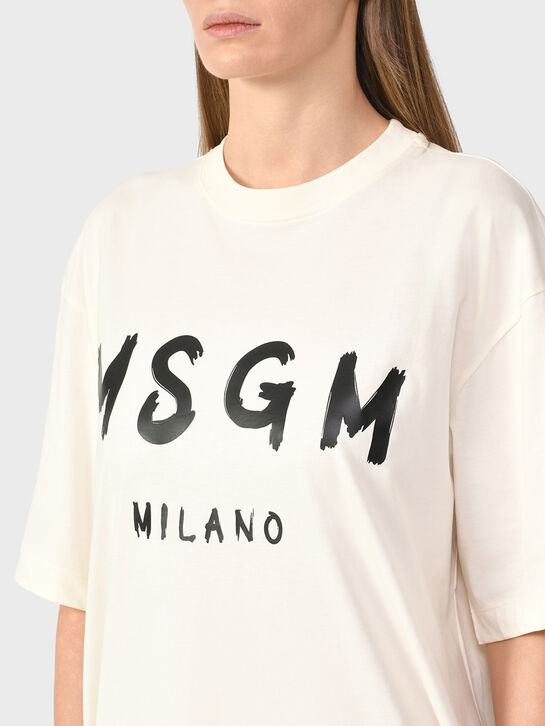 Платье-футболка, белая MSGM , арт.  | Фото 8