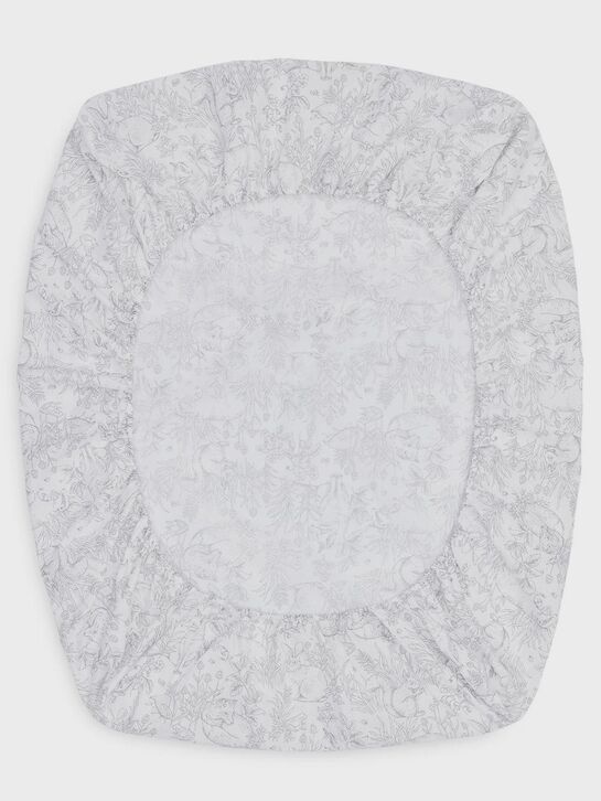 Простыня на резинке 100х70 см, серый Happy Baby , арт.  | Фото 3