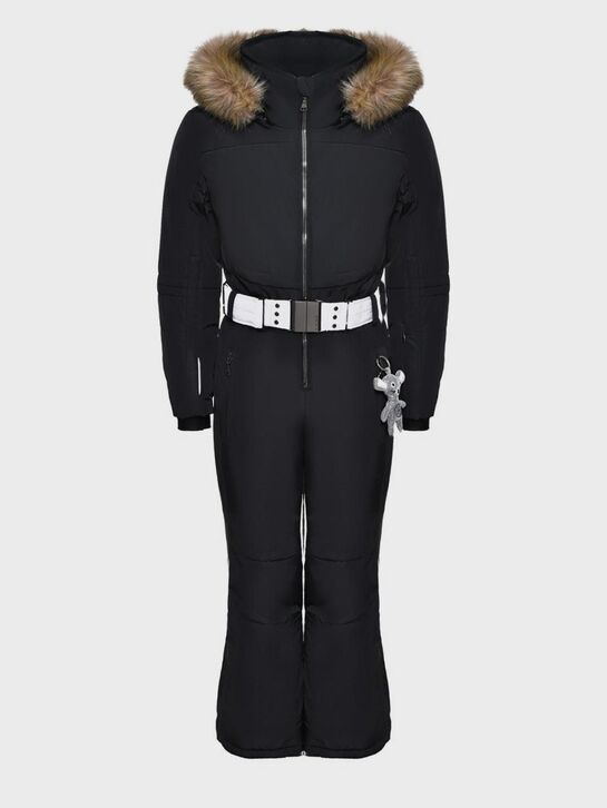 Комбинезон с эко-мехом, черный Poivre Blanc , арт.  | Фото 1