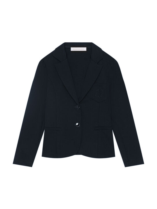 Пиджак из пунто милано Monnalisa , арт.  | Фото 1