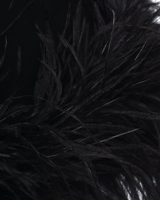 Платье-комбинация с декором из перьев ALINE , арт.  | Фото 8