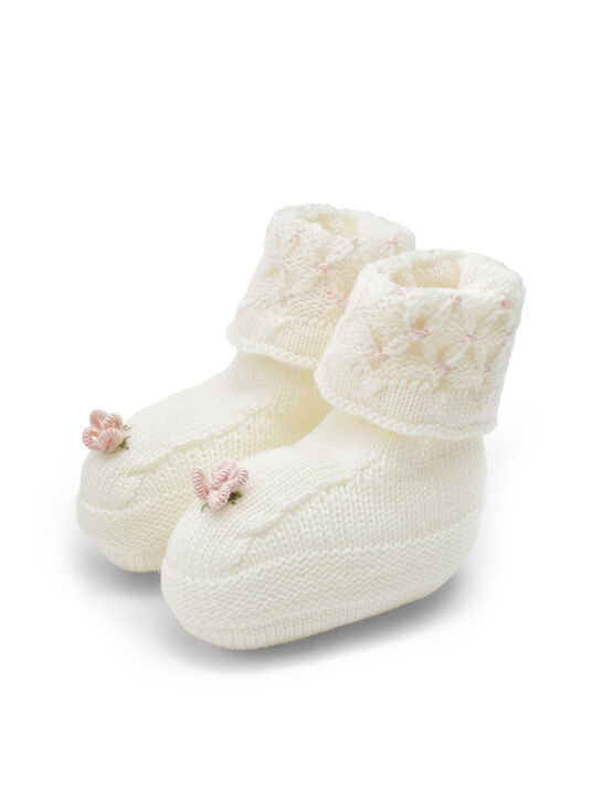 Пинетки из шерсти, белые Tomax , арт.  | Фото 2