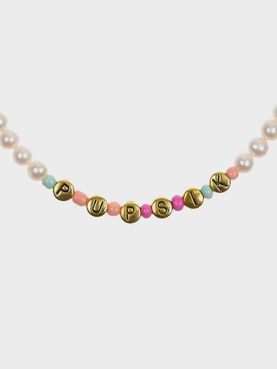 Колье из латуни с жемчугом и бисером I Love Cameo , арт.  | Фото 2