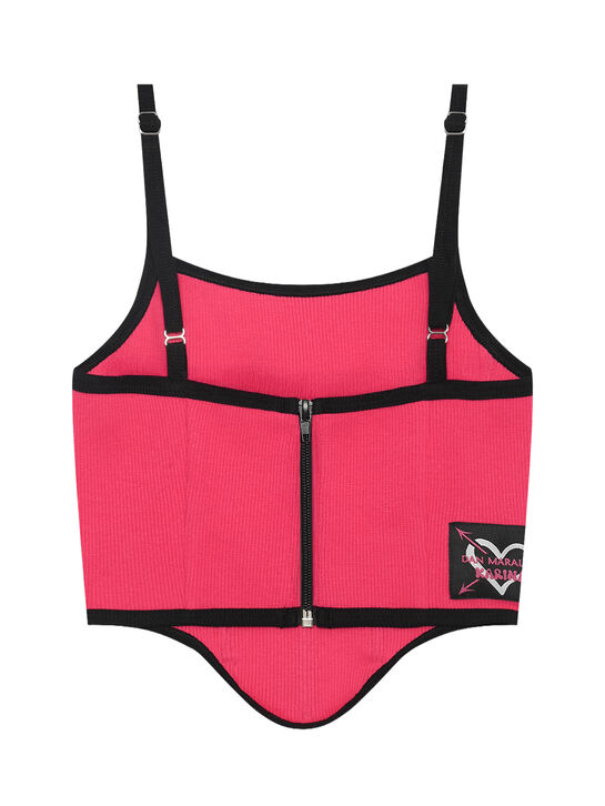 Корсет на тонких бретельках, розовый Dan Maralex , арт.  | Фото 2