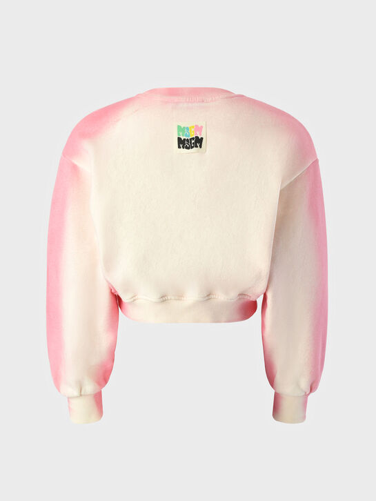 Свитшот укороченный с принтом tie dye MSGM , арт.  | Фото 2