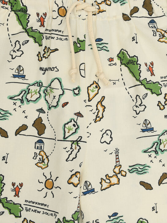 Бермуды с принтом &quot;карта&quot; The New Society , арт.  | Фото 3