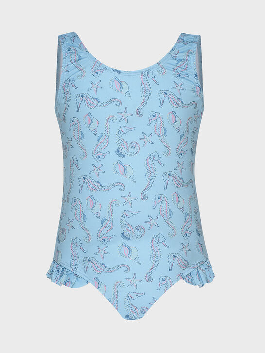 Купальник с принтом &quot;морские коньки&quot; The New Society , арт.  | Фото 1