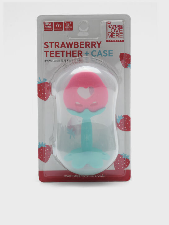 Прорезыватель массажер для десен, клубника NATURE LOVE MERE , арт.  | Фото 1