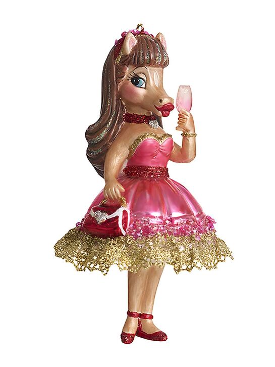 Подвеска Лошадь &quot;Супермодель&quot; (стекло) 5х5,5х13,5 см Holiday Classics , арт.  | Фото 1