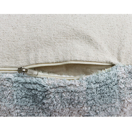 Подушка-пуф Шахматы серо-голубой 20х40х40 см Lorena Canals , арт.  | Фото 4