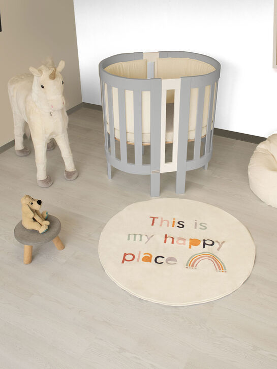 Кровать-трансформер Lunetta Ovale, белый/серый ITALBABY , арт.  | Фото 4