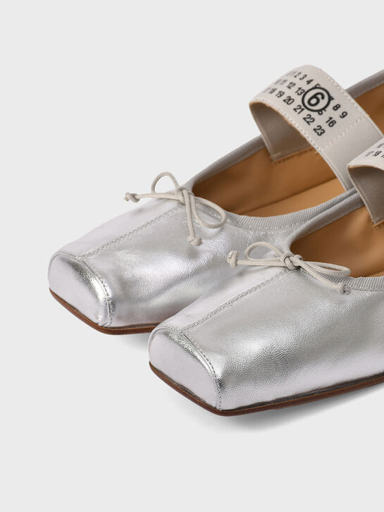 Серебристые туфли MM6 , арт.  | Фото 7