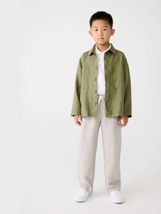 Рубашка с накладными карманами, зеленая ASPESI , арт.  | Фото 2