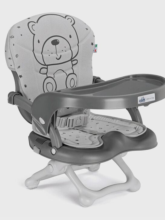 Стульчик-бустер SMARTY POP, группа 0,5/3, Тедди, серый-серый CAM , арт.  | Фото 1