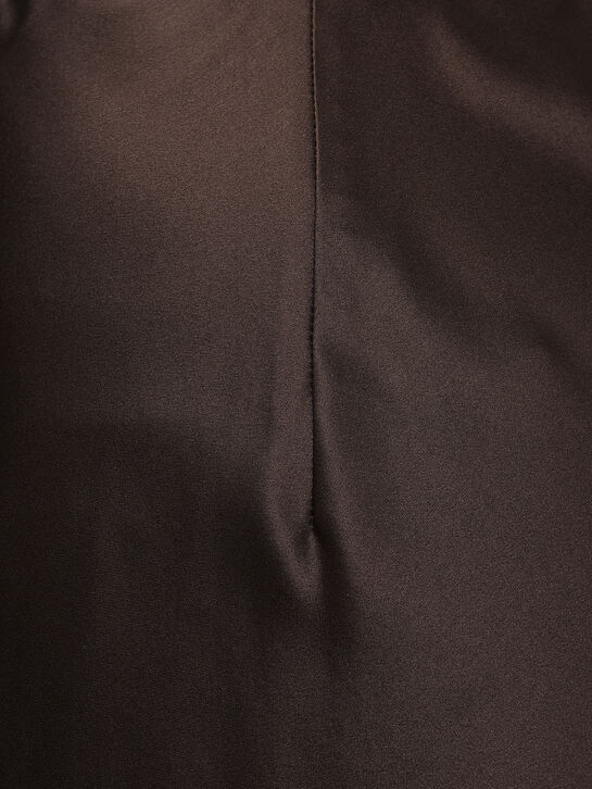 Юбка из шелка, коричневая Dorothee Schumacher , арт.  | Фото 7