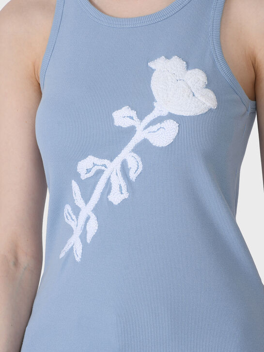 Топ с вышивкой, голубой Dorothee Schumacher , арт.  | Фото 6