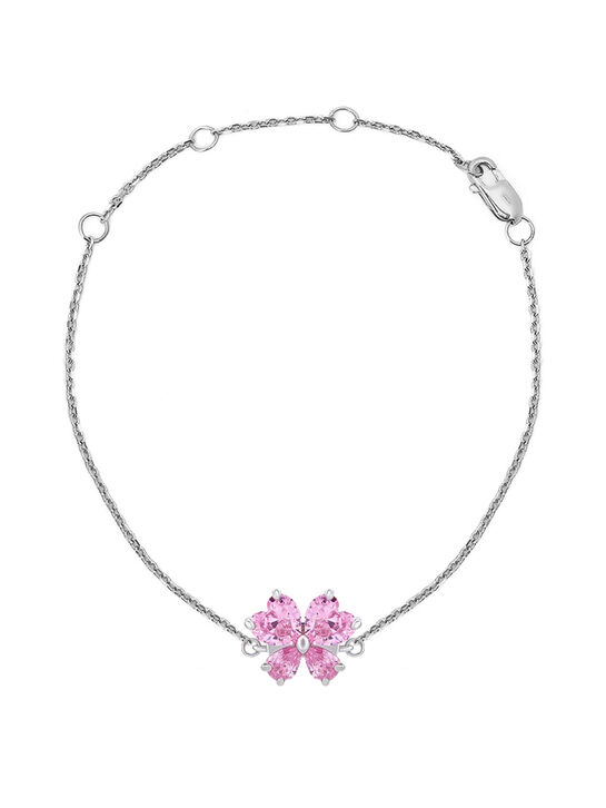 Браслет Бабочка с розовым камнем Sneak Peek , арт.  | Фото 1