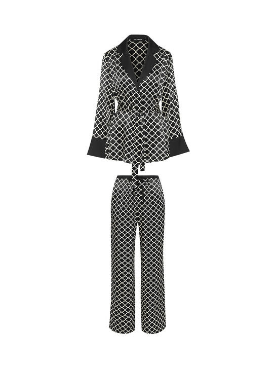 Комплект пижамный с геометрическим принтом Flashin , арт.  | Фото 1