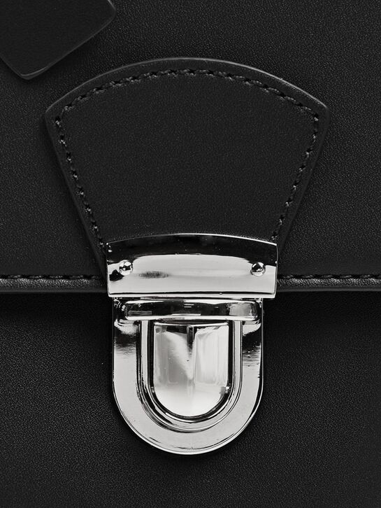 Портфель из эко-кожи, черный Monnalisa , арт.  | Фото 5