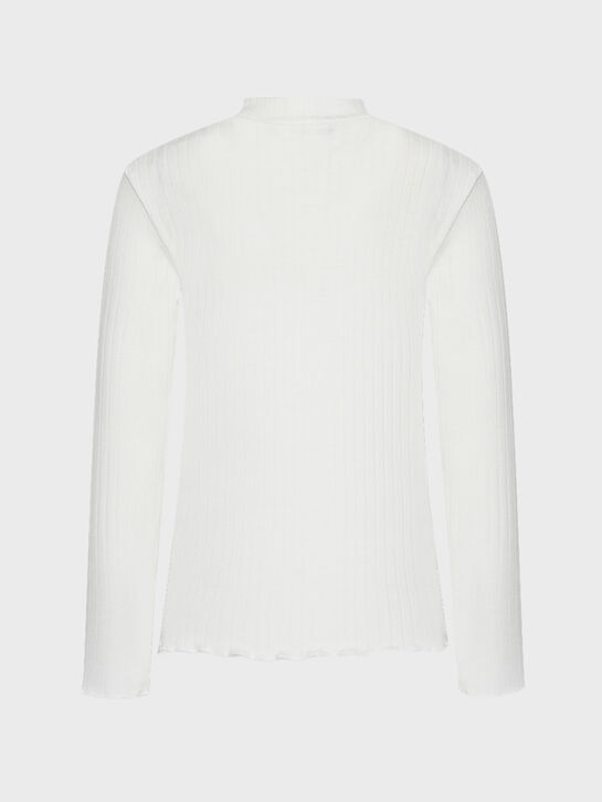 Водолазка в рубчик, белая Dan Maralex , арт.  | Фото 2