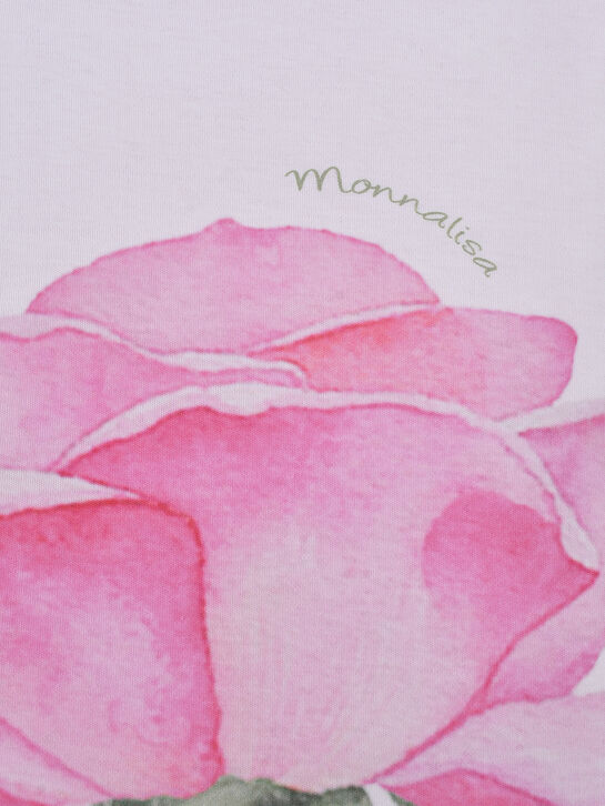 Плед с принтом &quot;цветок&quot; Monnalisa , арт.  | Фото 3