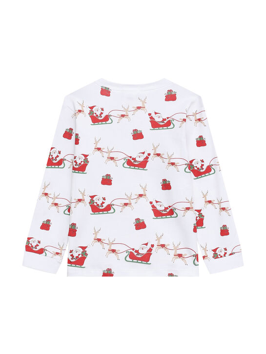 Пижама, принт санта на оленях Lyda Baby , арт.  | Фото 3