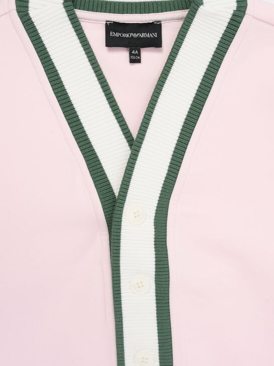 Кардиган с бело-зеленым кантом Emporio Armani , арт.  | Фото 3