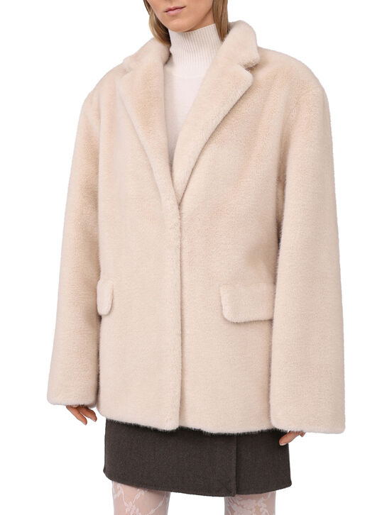 Пальто из эко-меха Flashin , арт.  | Фото 3