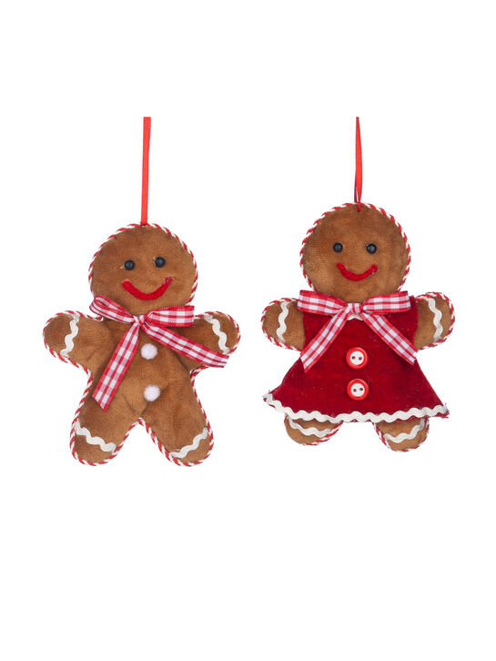 Елочные подвески Пряничные мальчик и девочка, 12 см Goodwill , арт.  | Фото 1