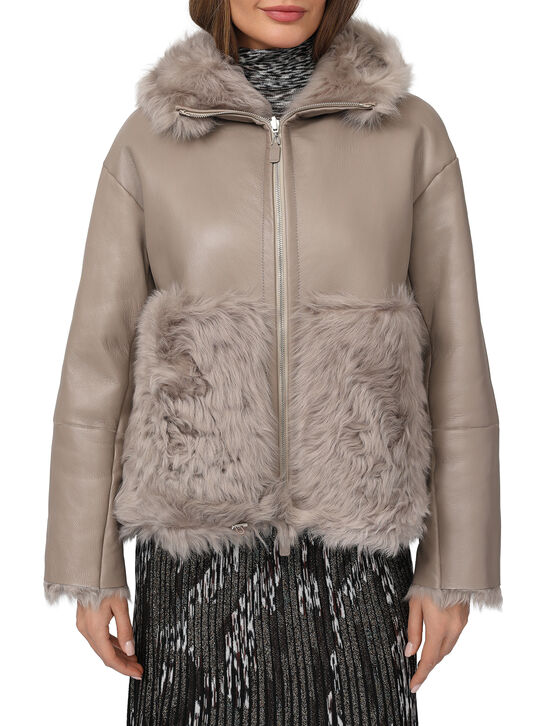 Куртка двусторонняя из овчины Ploomle , арт.  | Фото 12