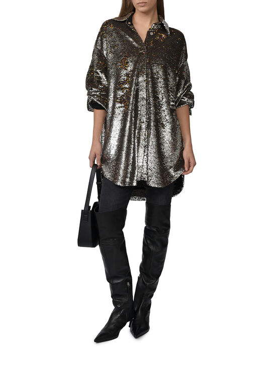 Рубашка в пайетках Flashin , арт.  | Фото 4