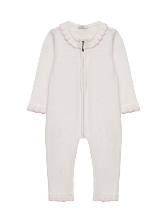 Комбинезон из шерсти с кружевным воротником Tomax , арт.  | Фото 1