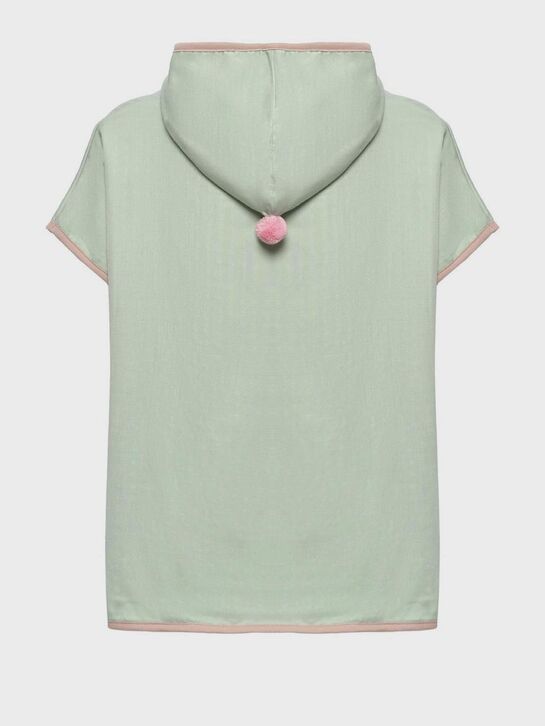 Полотенце-пончо, мятный  BAMBOO BEBE , арт.  | Фото 2