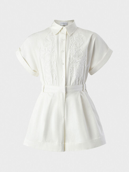 Полукомбинезон с кружевными вставками Ermanno Scervino , арт.  | Фото 1