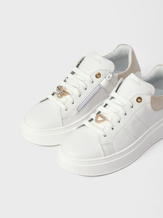 Кеды с серебристой вставкой Morelli , арт.  | Фото 6