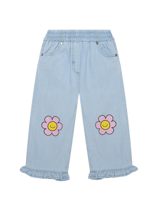 Джинсы с цветочным принтом Stella McCartney , арт.  | Фото 1