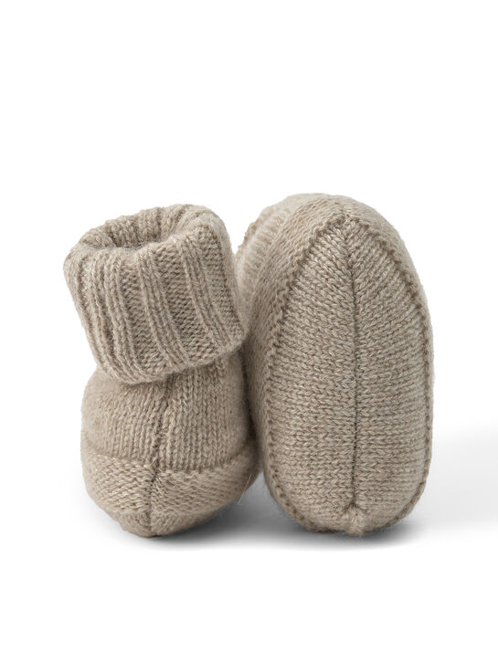 Пинетки из кашемира, бежевые Tomax , арт.  | Фото 4