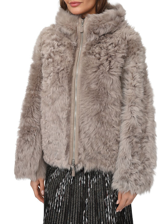 Куртка двусторонняя из овчины Ploomle , арт.  | Фото 4