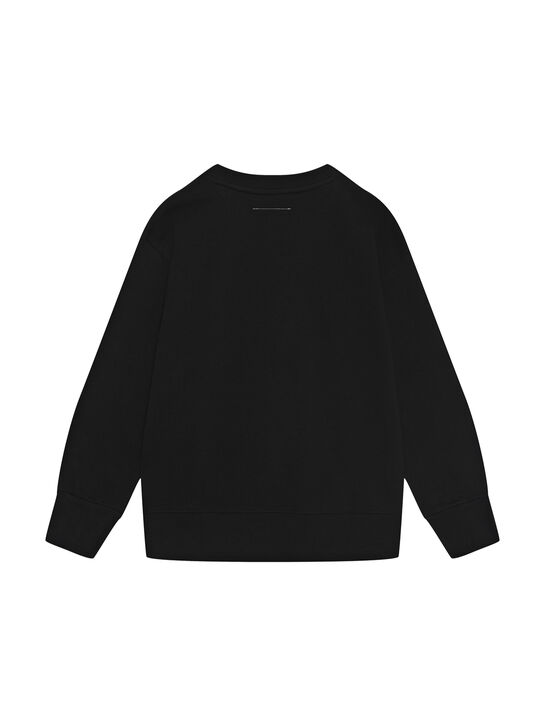 Свитшот с белым логотипом, черная MM6 , арт.  | Фото 2