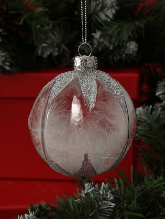 Елочные подвески Шары с серебристыми блестками, 8 см Goodwill , арт.  | Фото 5