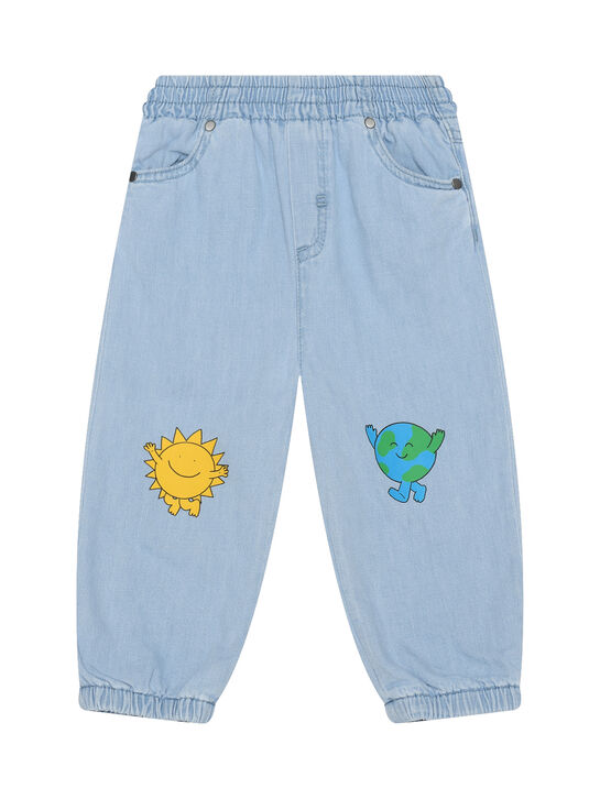 Джинсы с ярким принтом Stella McCartney , арт.  | Фото 1