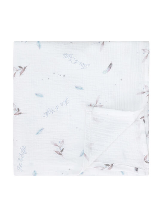 Комплект из 3 пеленок с принтом совы, 120х120 см Jan&Sofie , арт.  | Фото 2