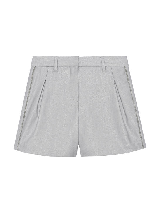 Бермуды из смесовой шерсти, серые Brunello Cucinelli , арт.  | Фото 1