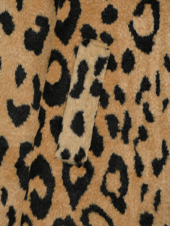 Пальто с леопардовым принтом MSGM , арт.  | Фото 5