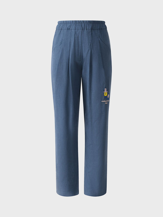 Брюки с принтом, синие Weekend house kids , арт.  | Фото 1