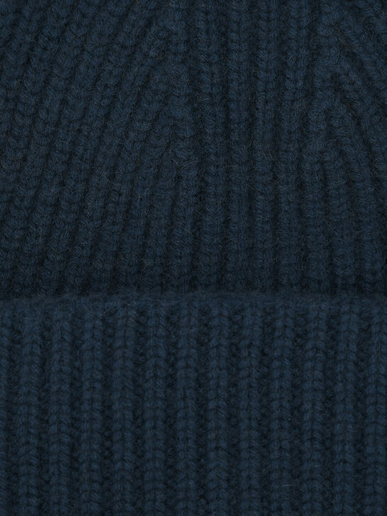 Шапка-бини, синяя Yves Salomon , арт.  | Фото 3