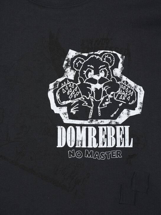 Футболка с принтом &quot;No master&quot; Domrebel , арт.  | Фото 3