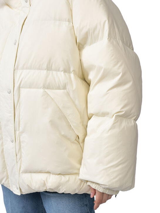 Куртка-пуховик с отделкой из овчины Yves Salomon , арт.  | Фото 9